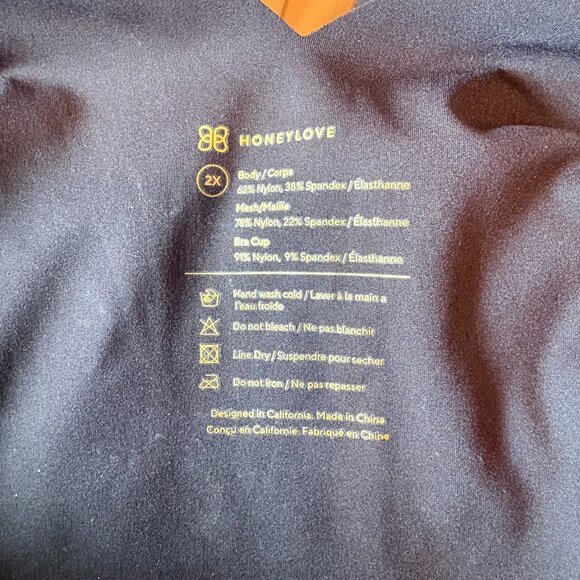 Honeylove Runaway LiftWear Tank Black Size 2X - Picture 4 of 4